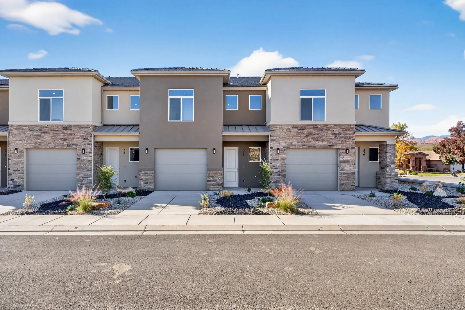 A finished townhome of the same plan as 330 N 3210 W
