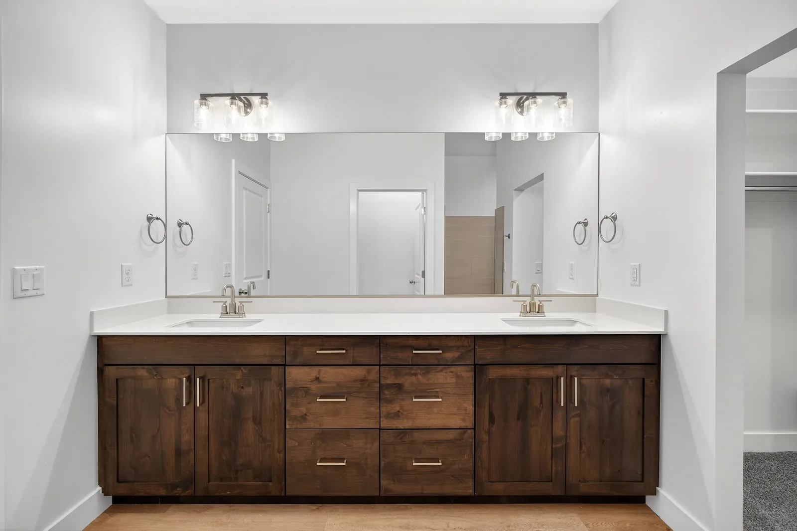 A finished townhome of the same plan as 330 N 3210 W